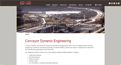 Desktop Screenshot of conveyor-dynamics.com